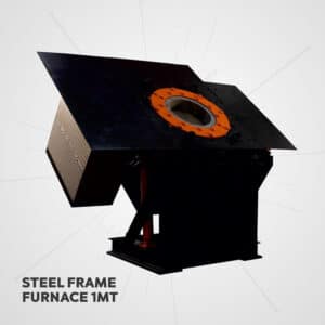 Индукционные Плавильные Печи STEEL FRAME FURNACE 1MT
